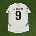 Luis Suarez Uruguay WM 2010 Weißes Retro-Fußballtrikot