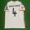 Sergio Ramos 2014 CL Finale Retro Fußballtrikot