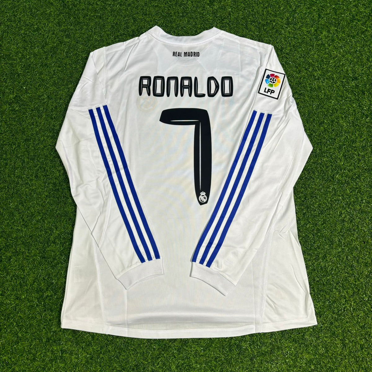 Cristiano Ronaldo 2010-2011 Retro Langarm Fußballtrikot Fußballshirt