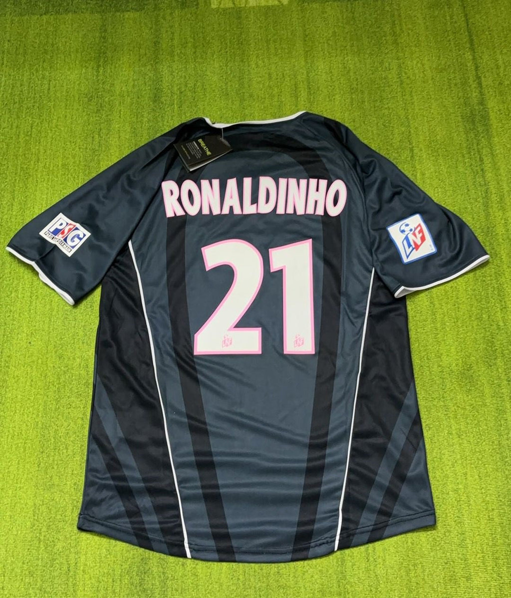 Ronaldinho Gaucho 2001 2002 Fußball Retro Trikot Maillot Fußballshirt