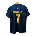 Cristiano Ronaldo Al Nassr 2024 2025 Neue Saison Saudi-Trikot Schwarz Blau