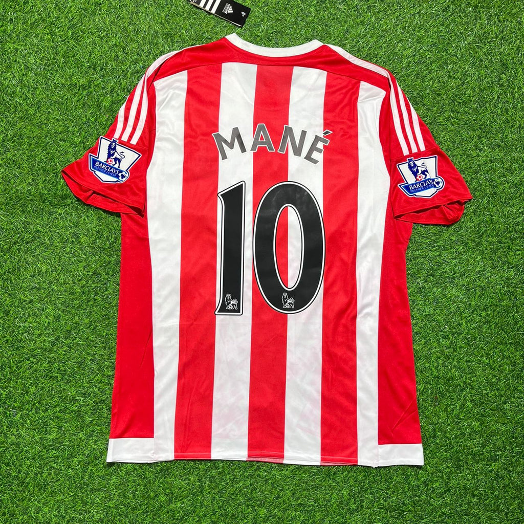 Sadio Mané Southampton 2015/16 Heim Retro Fußball Trikot Set
