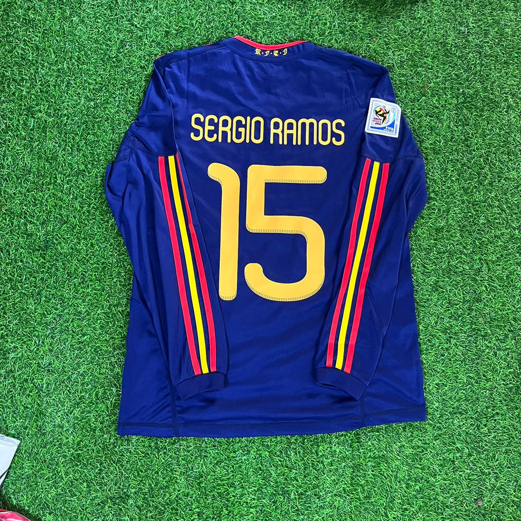 Sergio Ramos – Spanien WM 2010 Finale Retro-Trikot