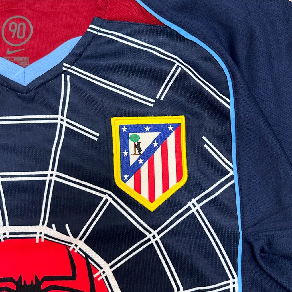 Fernando Torres Atlético Madrid Spider-Man 2003 Long Sleeve Kids Retro Football Jersey