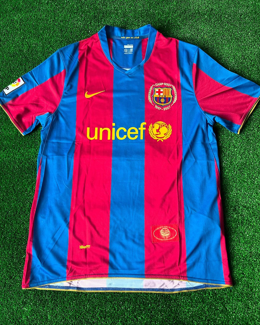 Samuel Eto'o Barcelona 2007 2008 Retro Jersey Maillot Trikot Maglia