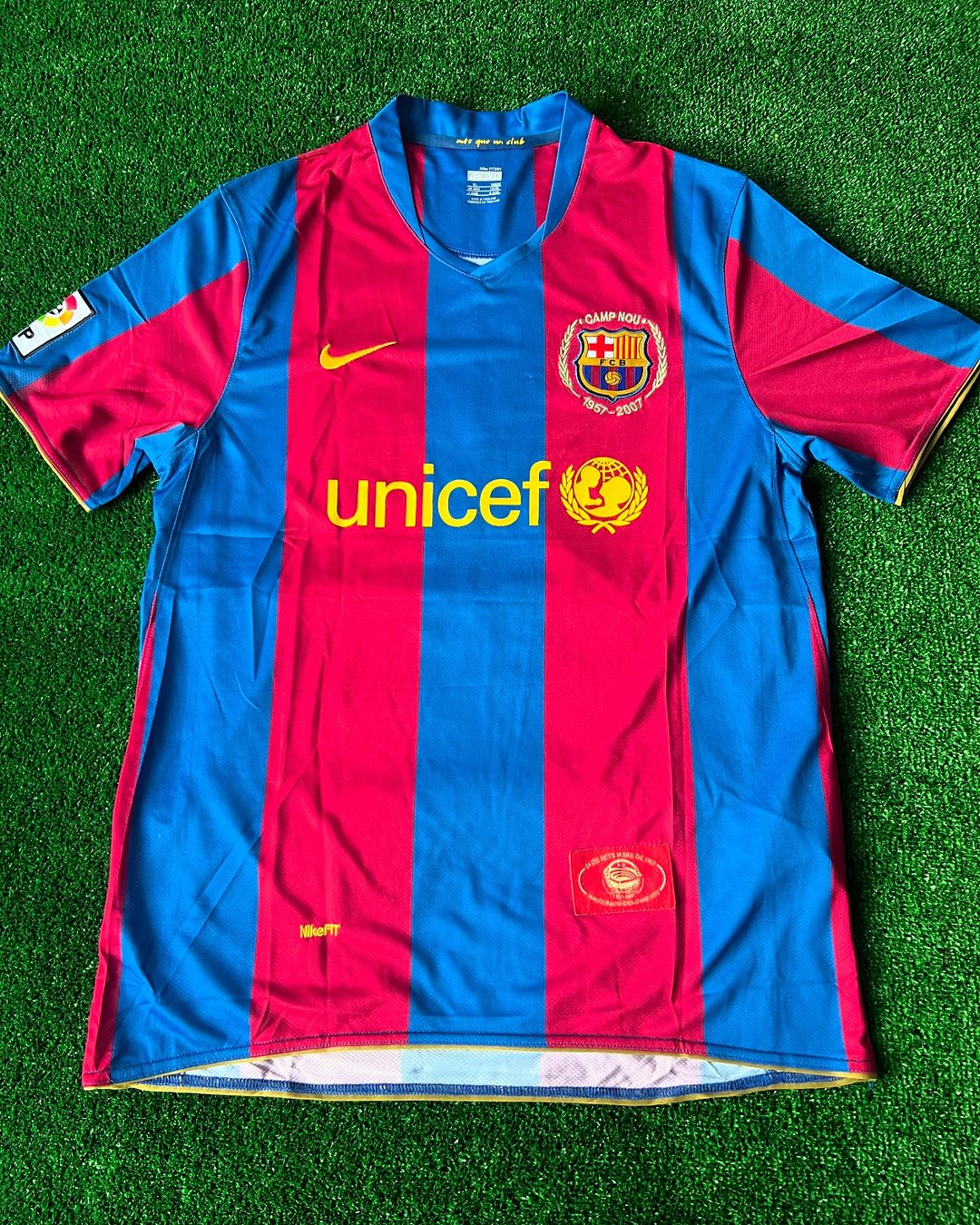 Yaya Toure Barcelona 2007 2008 Retro Jersey Maillot Trikot Maglia