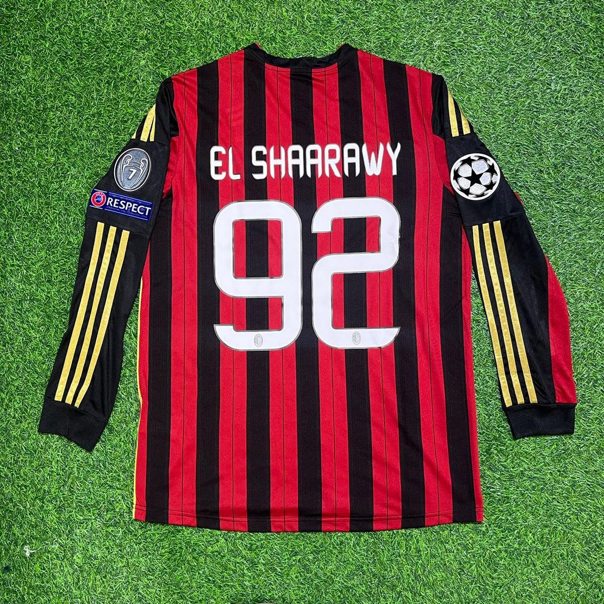 Stephan El Shaarawy AC Mailand 2013/14 Langarm Heim Retro Fußballtrikot