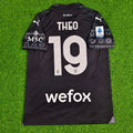 Theo Hernandez AC Mailand 2024 Schwarzes Trikot