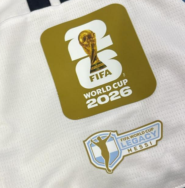 Lionel Messi Argentinien WM 2026 Auswärtstrikot Legacy Patch Langarm Fußballtrikot