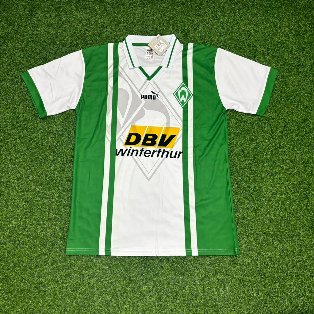 Mario Basler Werder Bremen Retro Fußballtrikot Set