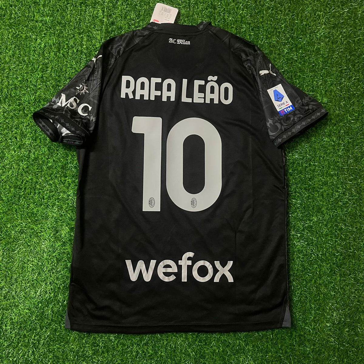 Rafael Leão AC Mailand Schwarzes Trikot
