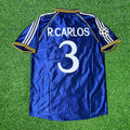 Roberto Carlos Real Madrid 1998-1999 Blue Retro Jersey Soccer Shirt