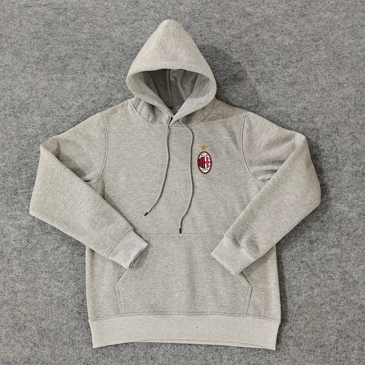 Ac Milan - Hoodie Winter Fleece- Football Kapuzenpullover