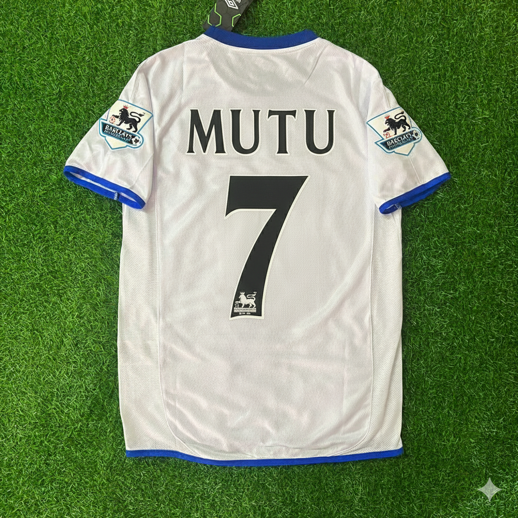 Adrian Mutu Chelsea Away 2004 Retro Football Jersey