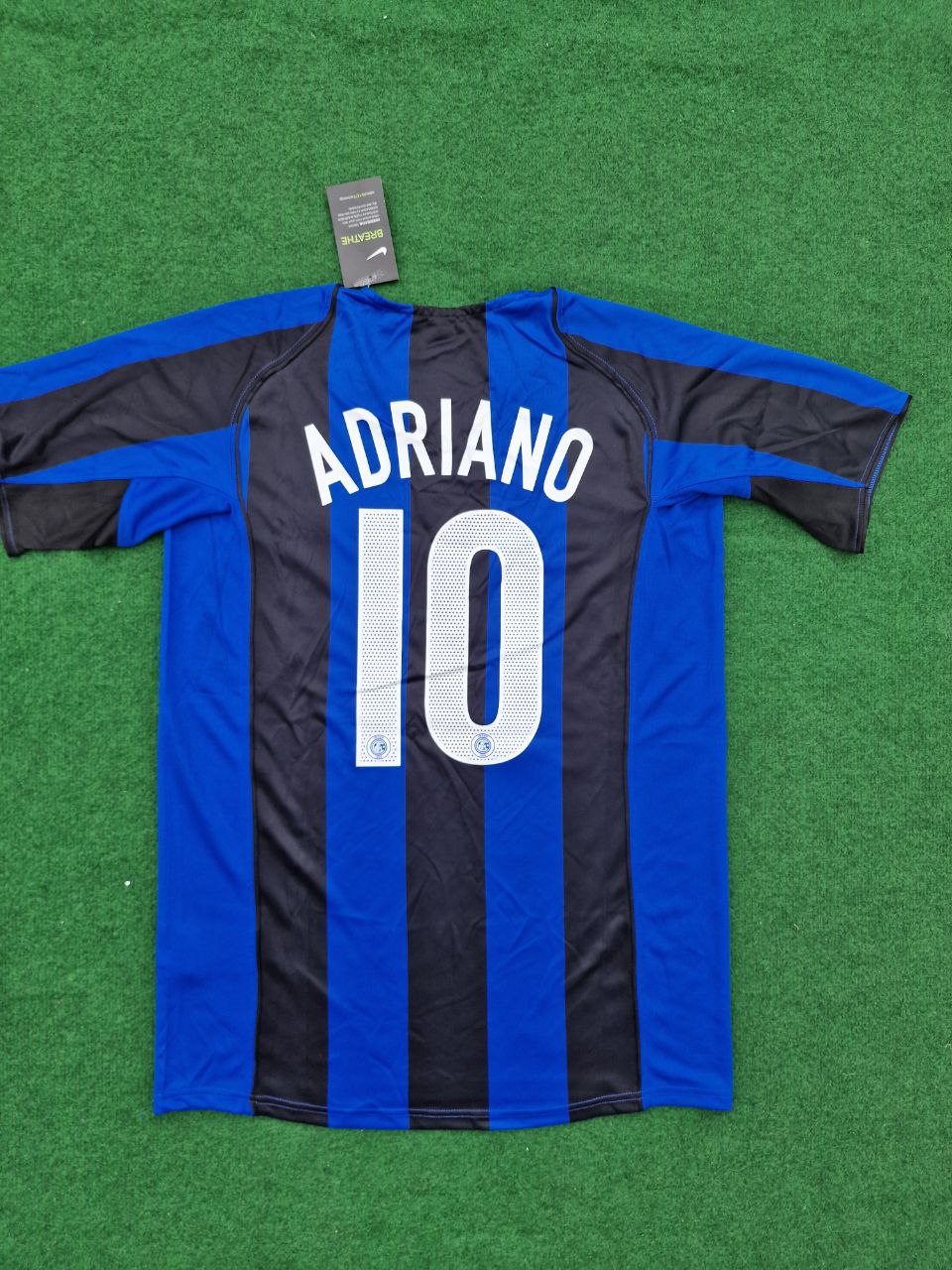 Adriano Inter Mailand 2004-05 Retro Fußballtrikot Set