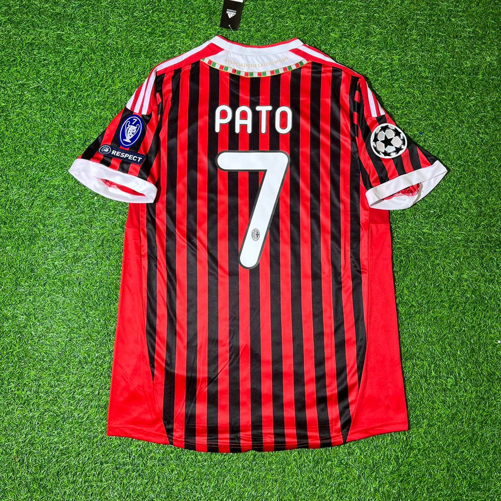 Alexandre Pato 7 - AC Mailand Heim 2011/12 Retro Trikot Fußballtrikot