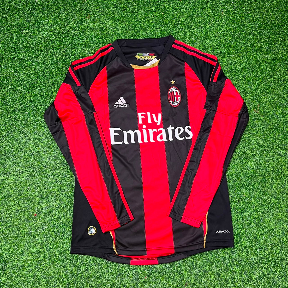 Alexandre Pato AC Mailand 2010-2011 Heim Trikot Langarm Retro