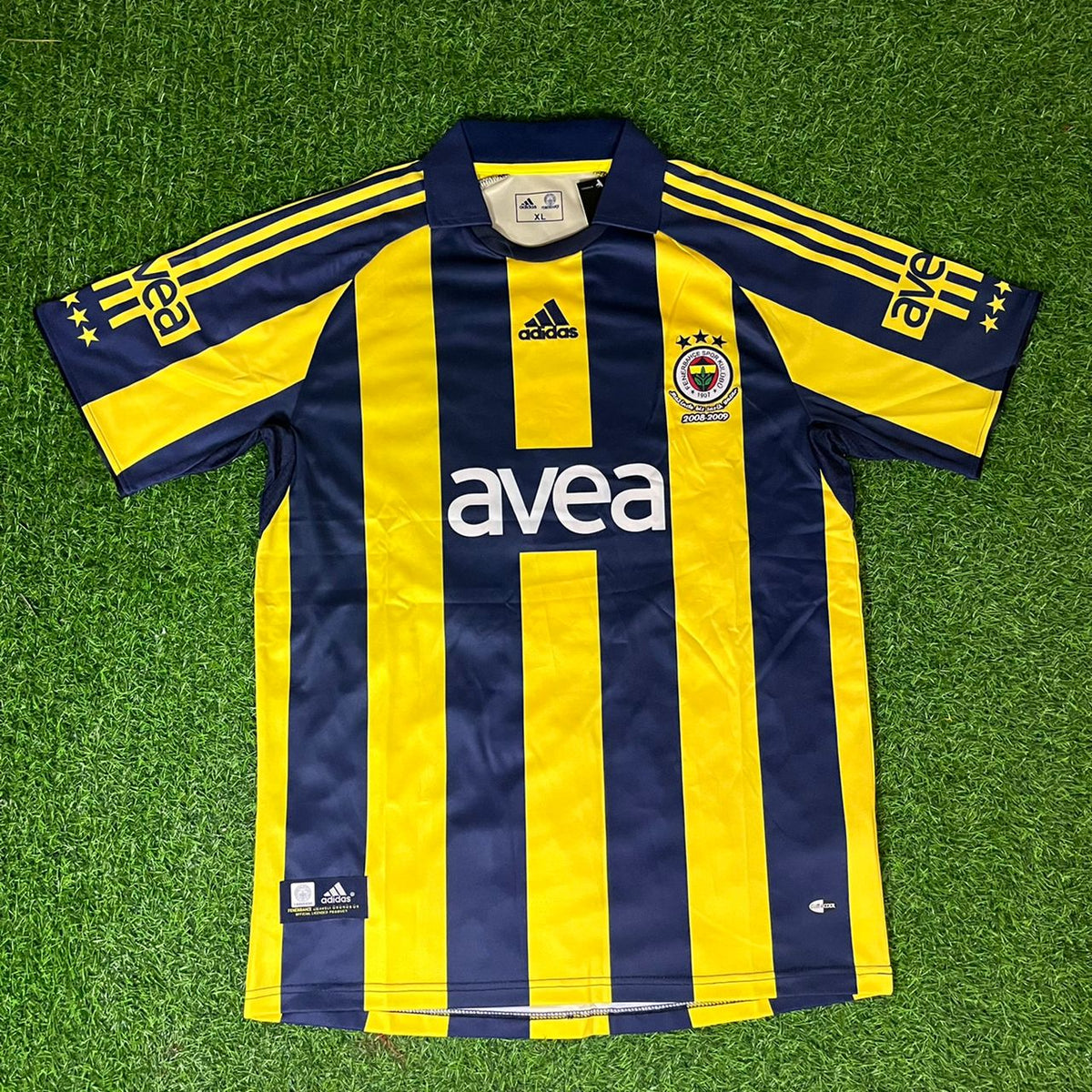 Fenerbahçe 2008-2009 weißes Retro-Trikot – | Trikot | Maillot Fußballtrikot