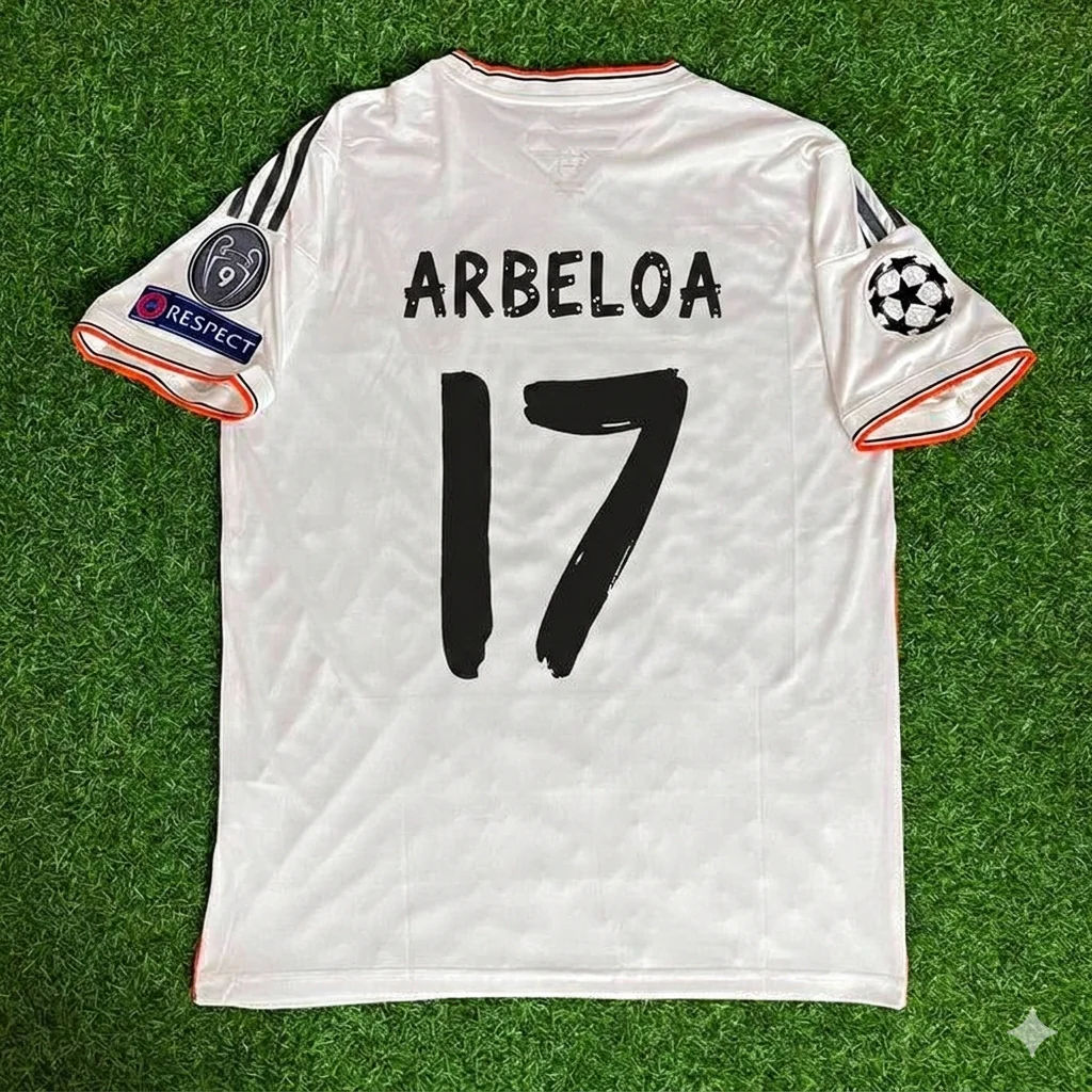 Álvaro Arbeloa 17 - Real Madrid Lissabon Kurzarm Trikot Fußballtrikot