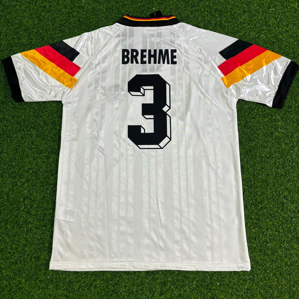 Andreas Brehme Deutschland 1992 Retro Germany Fussballtrikot