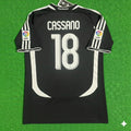 Antonio Cassano Real Madrid 2006-2007 Schwarzes Trikot Fußballtrikot