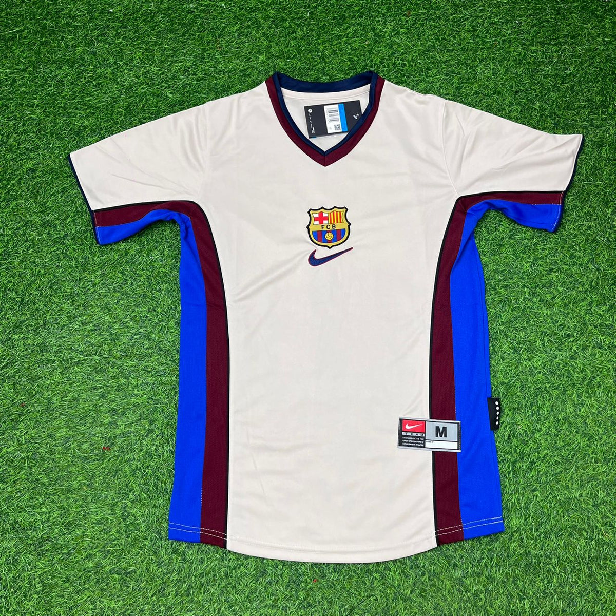 Xavi Barcelona 98/99 Retro Jersey Maillot Trikot Maglia