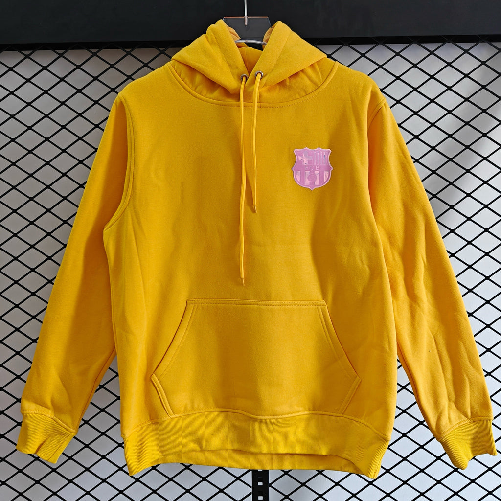 Barcelona - Hoodie Winter Fleece-Fußball-Kapuzenpullover