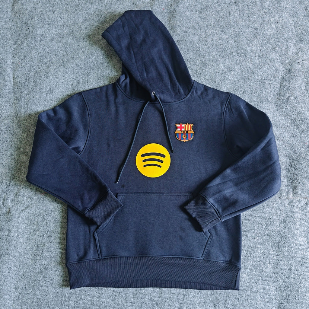 Barcelona - Hoodie Winter Fleece- Football Kapuzenpullover