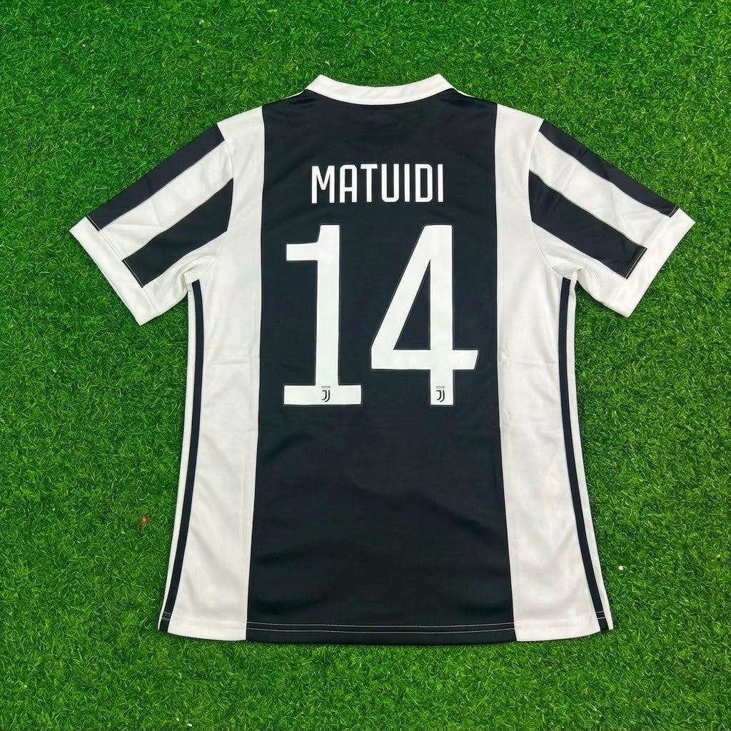 Blaise Matuidi #14 Juventus 2017-2018 Retro-Fußballtrikot