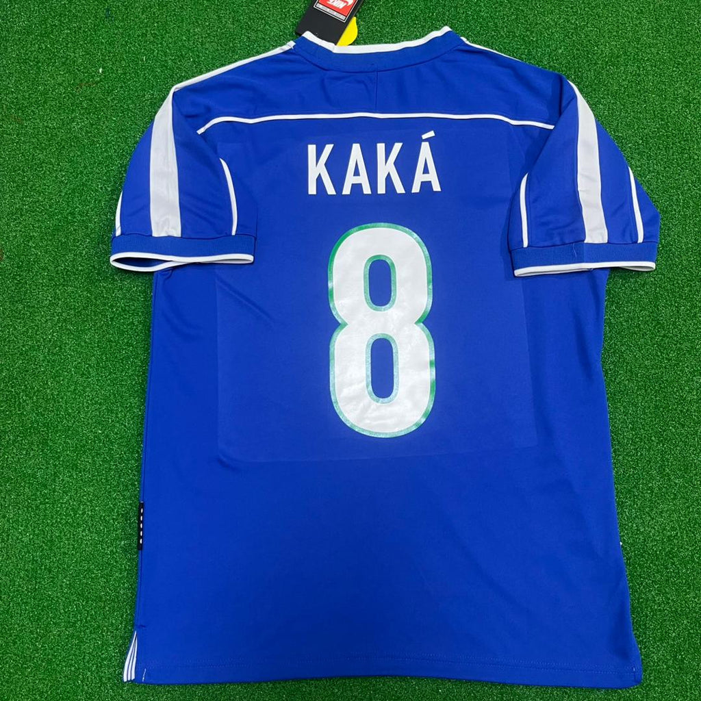 Kaka Leite – Brasilien Blau Retro Kit Trikot – | Trikot | Maillot Fußballtrikot