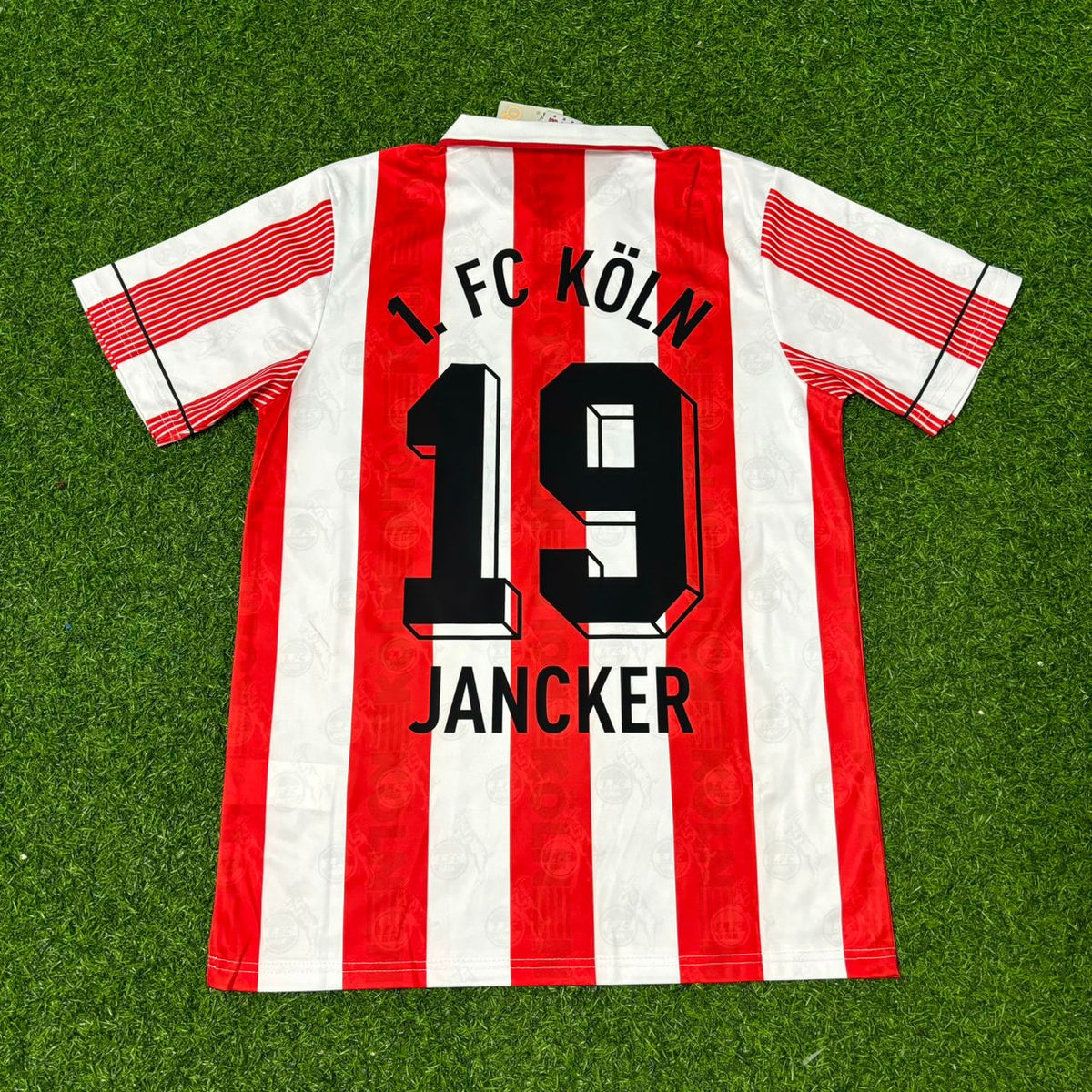 Carsten Jancker #19 FC Köln Retro Trikot Fußballtrikot