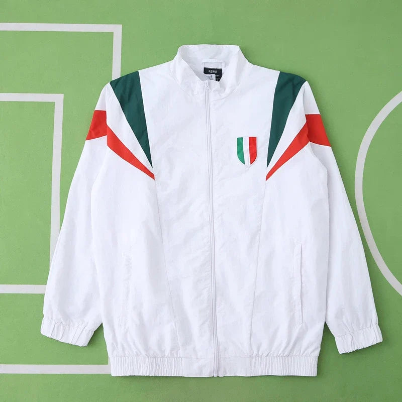 Italy  2025-26 Season White Football Windbreaker Windjacke