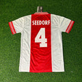 Clarence Seedorf #4 Ajax 1994/95 Weiß Retro Fußballtrikot