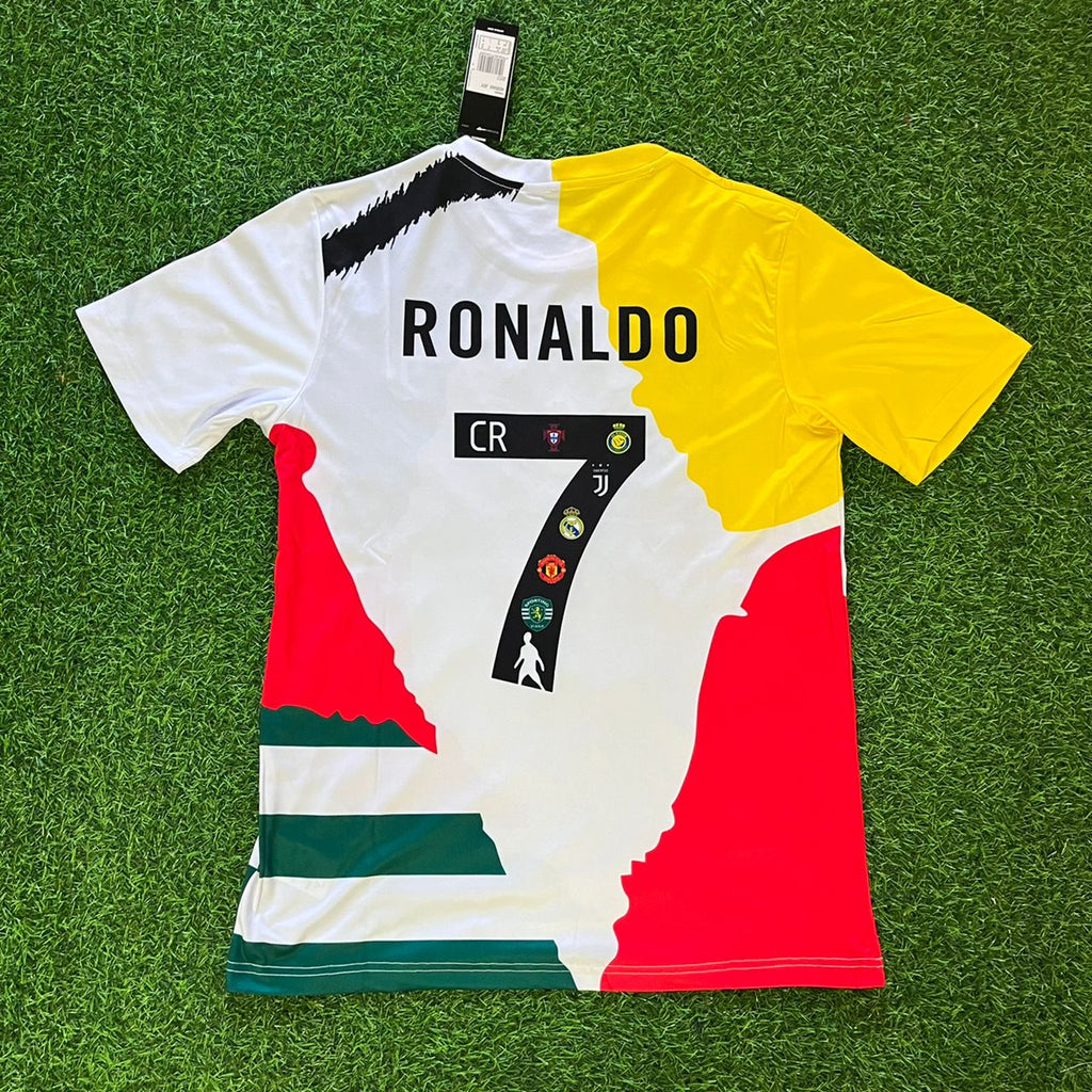 Cristiano Ronaldo #cr7 GOAT Kombi Alle Teams Special Trikot Maillot Fußballtrikot