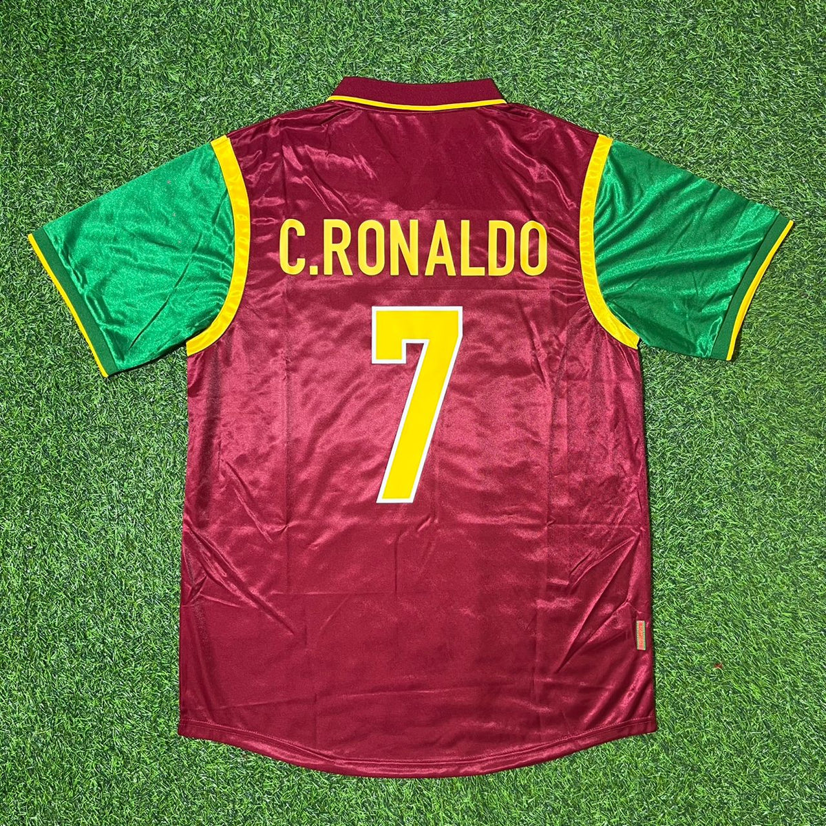 Cristiano Ronaldo #7 Portugal 2003 Internationales Debüt Retro Trikot