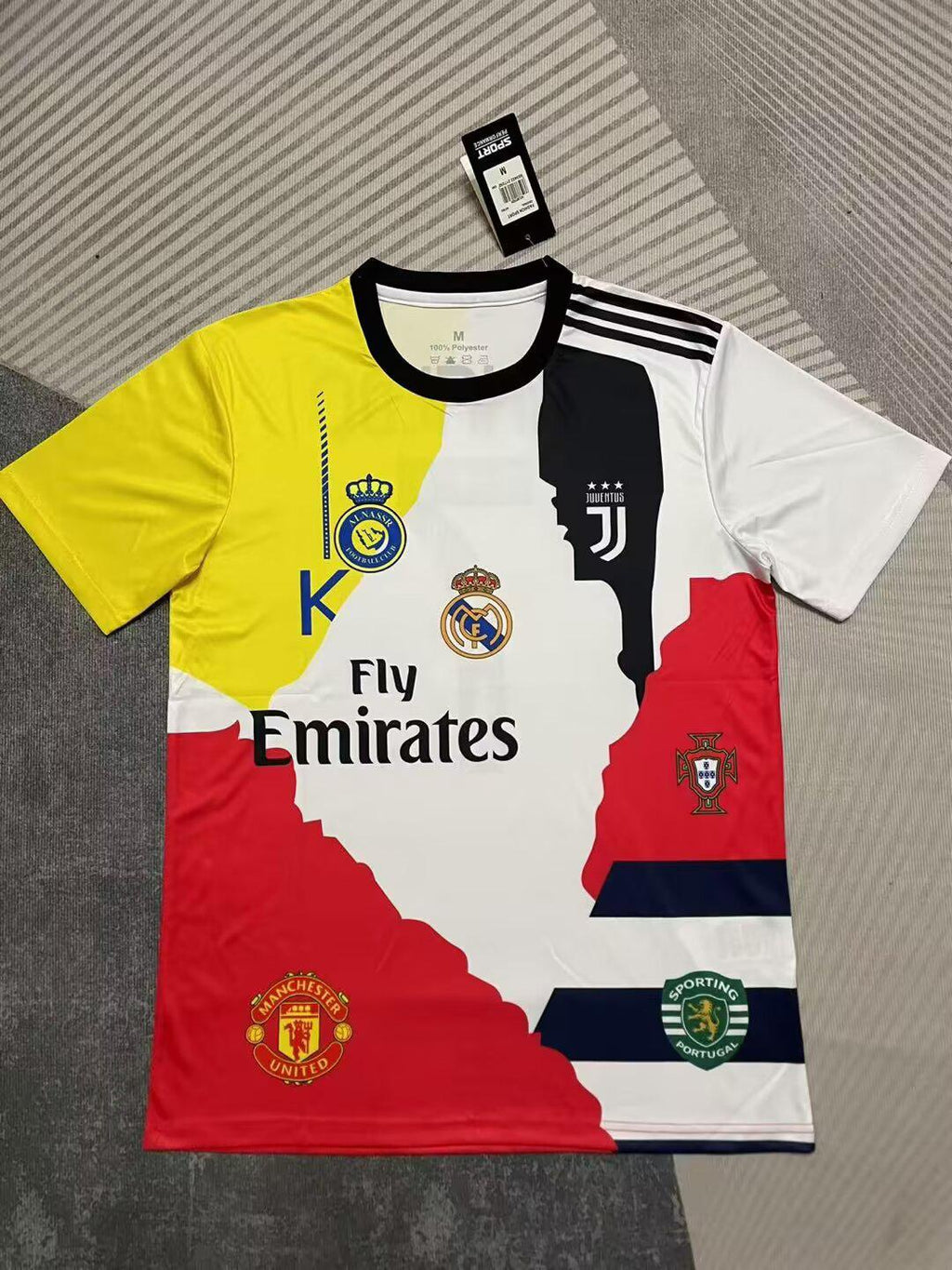 Cristiano Ronaldo #cr7 GOAT Kombi Alle Teams Special Trikot Maillot Fußballtrikot