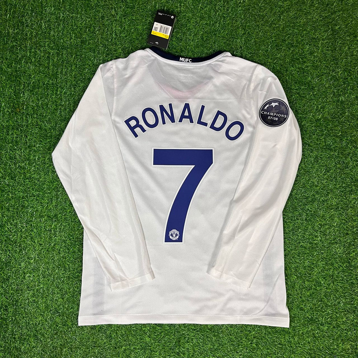 Cristiano Ronaldo Manchester United 2009 Champions League Finale Rom Retro Langarm Trikot