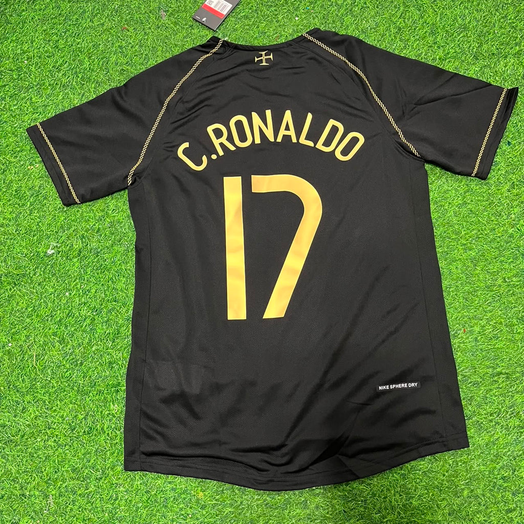 Cristiano Ronaldo #cr17 – Portugal WM 2006 Schwarzes Trikot