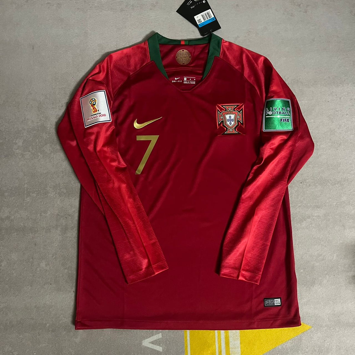 Cristiano Ronaldo Portugal 2018 World Cup Retro Trikot Maglia Soccer Shirt