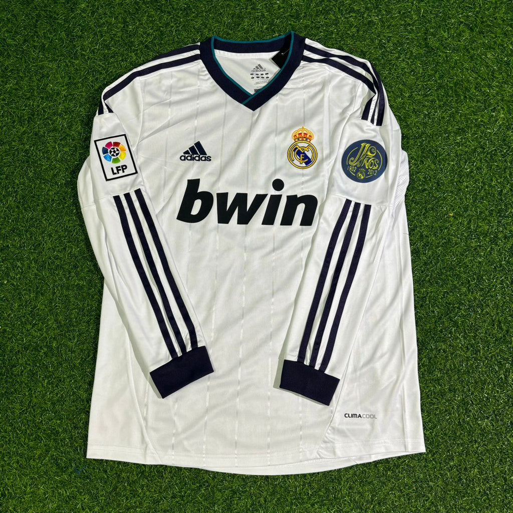 Cristiano Ronaldo Real Madrid 2012-2013 Home Long Sleeve Retro Football Jersey