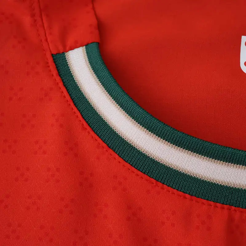 Cristiano Ronaldo Portugal UEFA Nations League Sieger Rot Langarmtrikot Fußballshirt