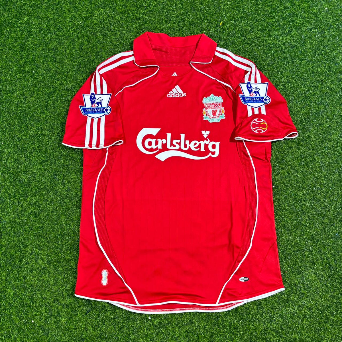 Daniel Agger Liverpool 2007/08 Premier League Jersey Trikot Maillot