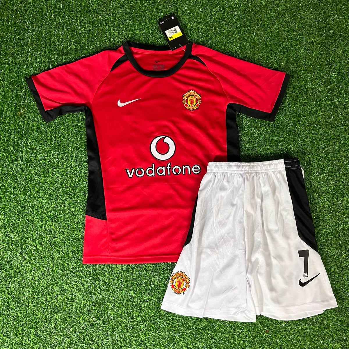 David Beckham 2002/03 Manchester United Kinder-Trikot – Ikonisches rotes Retro-Fußballtrikot