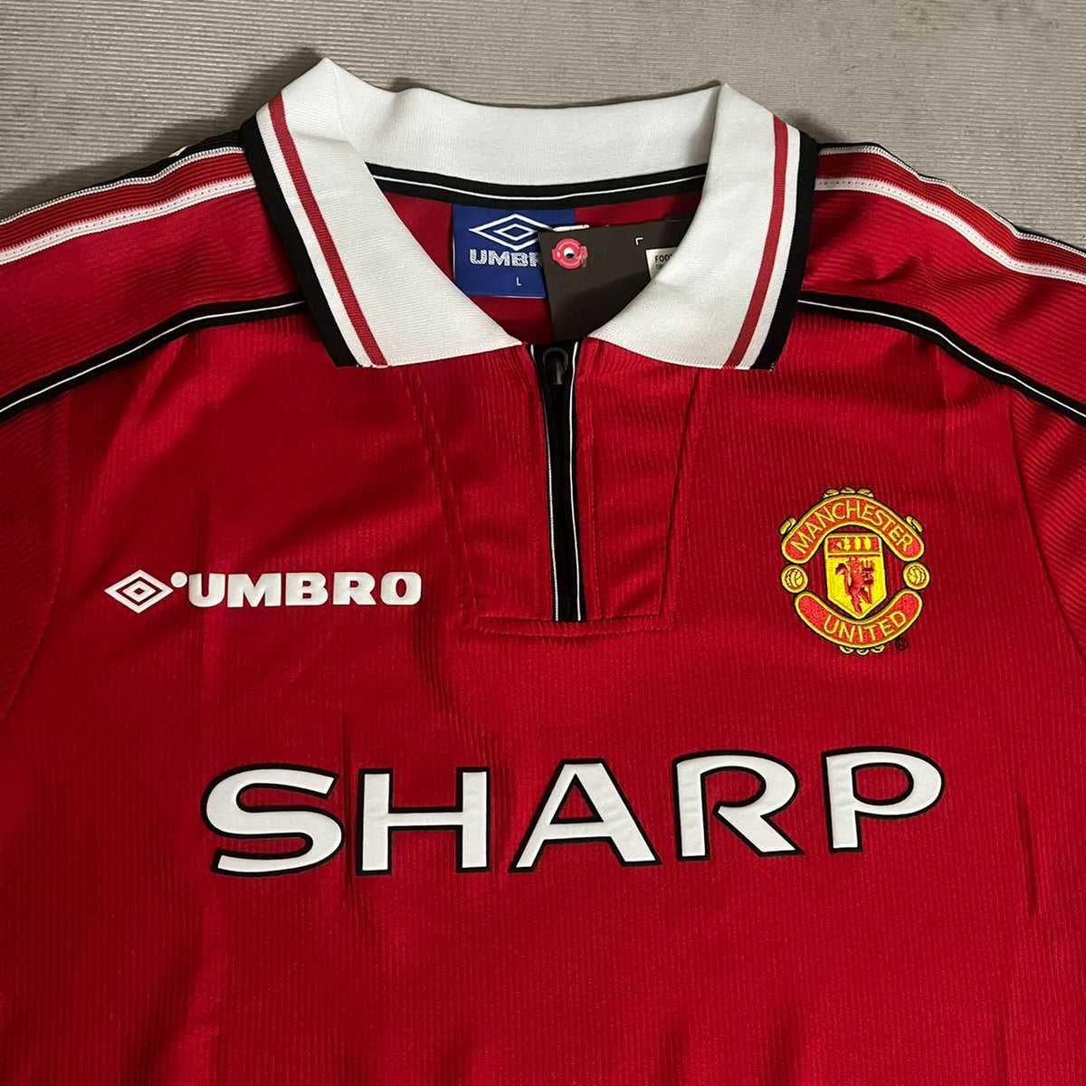 Ryan Giggs Manchester United 1999 Rotes Retro-Fußballtrikot