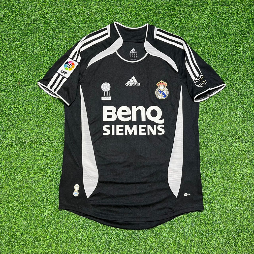 David Beckham Real Madrid 2006-2007 Schwarzes Trikot Fußballtrikot