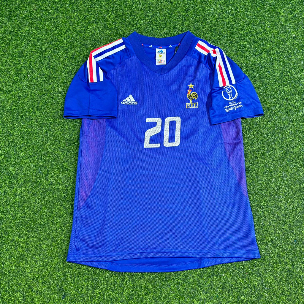 David Trezeguet Frankreich WM 2002 Retro Fußballtrikot
