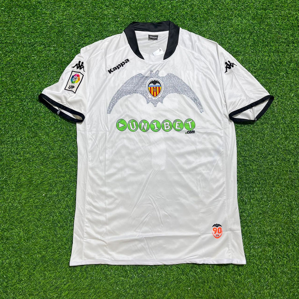 David Villa #7 Valencia 2009-2010 Heim Retro Fußballtrikot