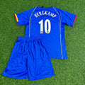 Dennis Bergkamp Arsenal 2004-2005 Kids Blue Retro Football Jersey