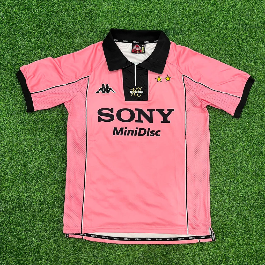 Edgar Davids – Juventus 1996-1998 Retro Rosa Trikot