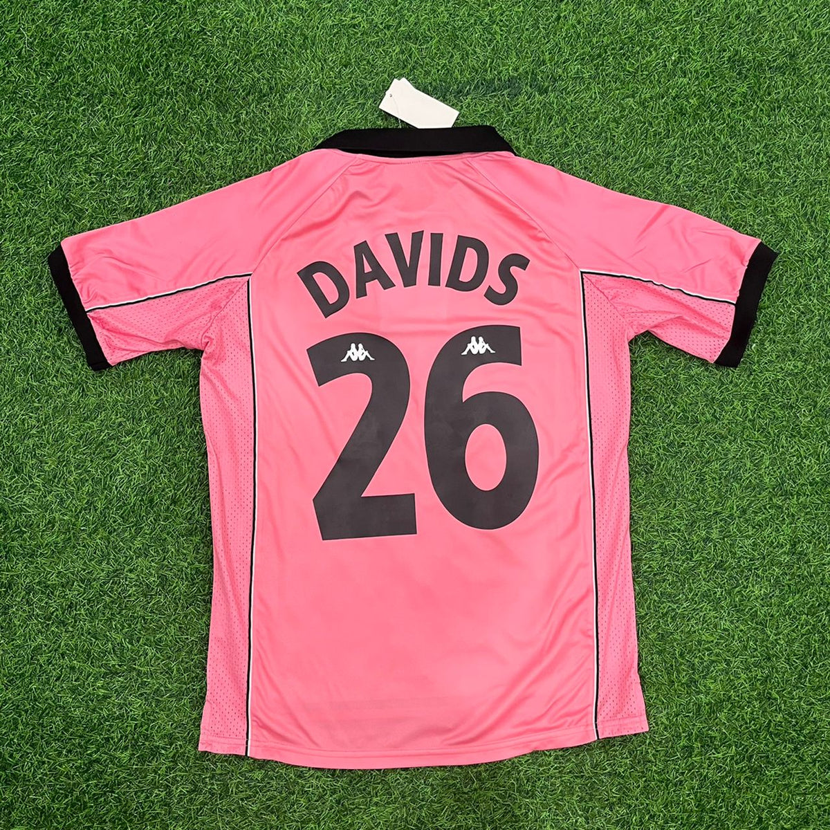 Edgar Davids – Juventus 1996-1998 Retro Rosa Trikot